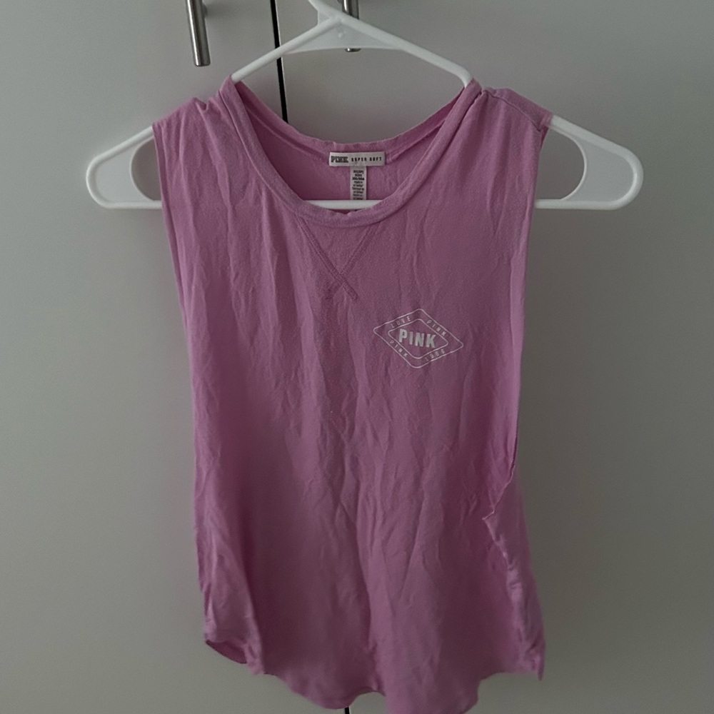 PINK Victoria's Secret Lavender Muscle Tee